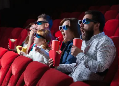 Cliente no cinema